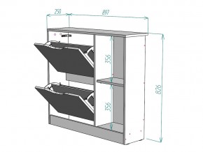 Обувница W30 в Пласте - plast.mebel74.com | фото 3