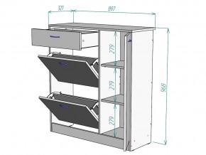 Обувница W35 в Пласте - plast.mebel74.com | фото 3