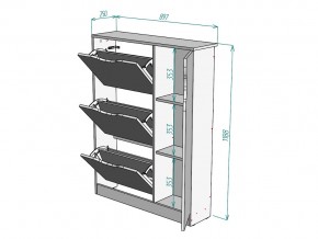 Обувница W40 в Пласте - plast.mebel74.com | фото 3