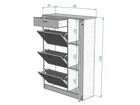 Обувница W43 в Пласте - plast.mebel74.com | фото 3