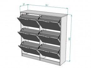 Обувница W50 в Пласте - plast.mebel74.com | фото 3