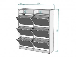 Обувница W54 в Пласте - plast.mebel74.com | фото 3