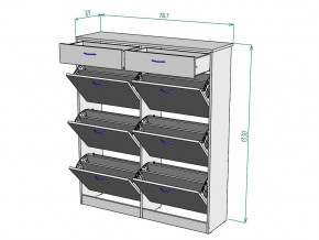 Обувница W64 в Пласте - plast.mebel74.com | фото 3