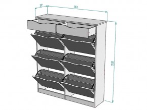 Обувница W65 в Пласте - plast.mebel74.com | фото 3