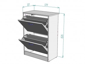 Обувница W67 в Пласте - plast.mebel74.com | фото 3