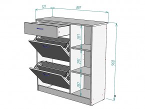 Обувница W71 в Пласте - plast.mebel74.com | фото 3