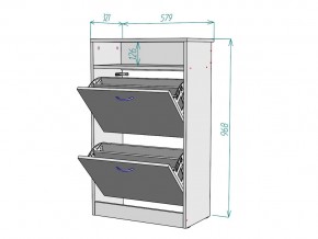 Обувница W84 в Пласте - plast.mebel74.com | фото 3