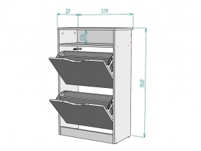 Обувница W85 в Пласте - plast.mebel74.com | фото 3