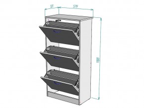 Обувница W86 в Пласте - plast.mebel74.com | фото 3