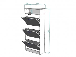 Обувница W9 в Пласте - plast.mebel74.com | фото 3