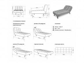 Оттоманка Вира синий в Пласте - plast.mebel74.com | фото 2