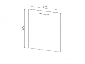 П 60 Комплект для посудомоечной машины 600 мм (цоколь + фасад) ЛДСП в Пласте - plast.mebel74.com | фото