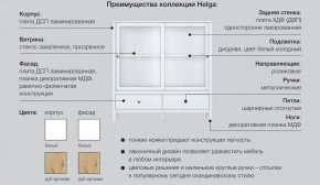 Прихожая Хельга белая в Пласте - plast.mebel74.com | фото 4