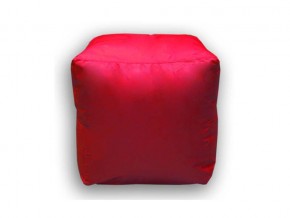 Пуф Куб мини красный в Пласте - plast.mebel74.com | фото