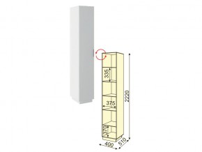 Шкаф 1 дверь М39 Тиффани в Пласте - plast.mebel74.com | фото 2