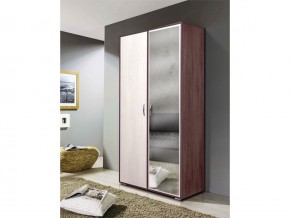 Шкаф 2-х дверный комбинированный с зеркалом в Пласте - plast.mebel74.com | фото