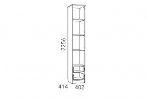 Шкаф для белья Фанк НМ 013.01-02 М1 с ящиками в Пласте - plast.mebel74.com | фото 3