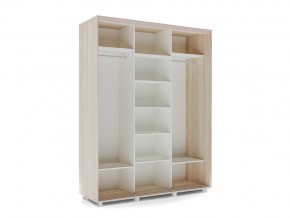 Шкаф-купе Дивный ОД 18-6-112 трехдверный белый в Пласте - plast.mebel74.com | фото 2