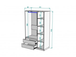 Шкаф Malta light H298 Белый в Пласте - plast.mebel74.com | фото 2