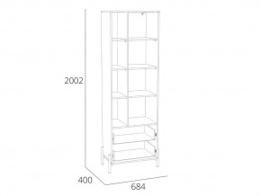 Шкаф Нуар НМ 011.78 в Пласте - plast.mebel74.com | фото 2