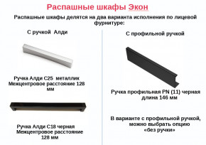 Шкаф с 1 ящиком со штангой Экон ЭШ1-РП-24-4-R-1я с зеркалом в Пласте - plast.mebel74.com | фото 2