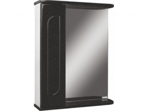 Шкаф зеркало Радуга Черный металлик 55 левый/правый в Пласте - plast.mebel74.com | фото 1