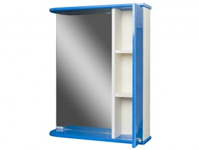 Шкаф зеркало Радуга Синий металлик 50 левый/правый в Пласте - plast.mebel74.com | фото 3