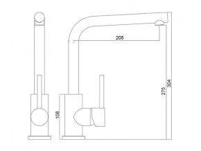 Смеситель Impact LM2104 в Пласте - plast.mebel74.com | фото 2