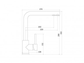 Смеситель Sprint logic LM2196 Stainless Steel в Пласте - plast.mebel74.com | фото 2