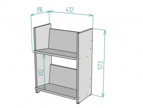 Стеллаж S70 в Пласте - plast.mebel74.com | фото 3