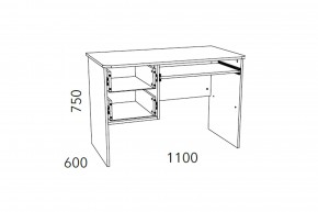 Стол для компьютера Фанк НМ 009.19-05 М2 в Пласте - plast.mebel74.com | фото 3