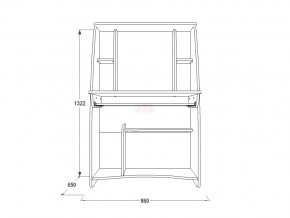 Стол компьютерный СК 3 венге/млечный дуб в Пласте - plast.mebel74.com | фото 2