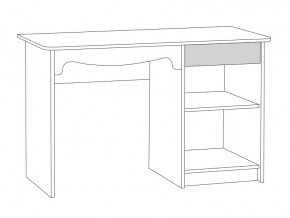 Стол письменный 12.24 Флоренция в Пласте - plast.mebel74.com | фото 2