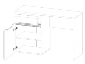 Стол туалетный S205-ТОL1D1S Ацтека белый в Пласте - plast.mebel74.com | фото 2