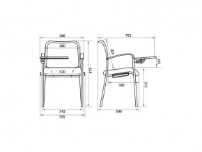 Стул Amigo Silver T/W/TA в Пласте - plast.mebel74.com | фото 2