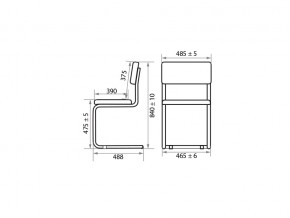 Стул Sylwia chrome Z11 в Пласте - plast.mebel74.com | фото 2