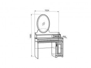 Трюмо Белла в Пласте - plast.mebel74.com | фото 2