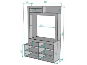 ТВ стенка TV47 в Пласте - plast.mebel74.com | фото 3