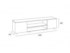 ТВ-Тумба MODUL 1600 в Пласте - plast.mebel74.com | фото 2