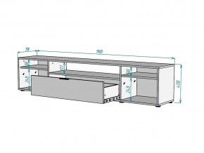 ТВ тумба TV13 в Пласте - plast.mebel74.com | фото 2