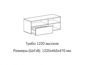 Тумба 1220 (высокая) в Пласте - plast.mebel74.com | фото