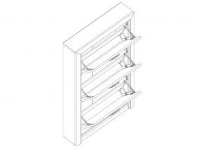 Тумба для обуви BUT 3D Коен Ясень Снежный в Пласте - plast.mebel74.com | фото 2