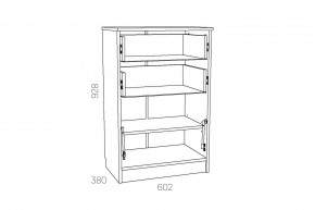 Тумба Оливия НМ 040.45 Х в Пласте - plast.mebel74.com | фото 2