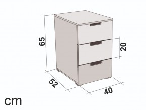 Тумба Svogen лаванда-белый в Пласте - plast.mebel74.com | фото 2