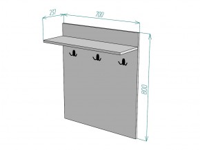 Вешалка Лофт V12 в Пласте - plast.mebel74.com | фото 3