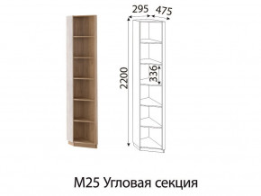 Угловая секция Глэдис М25 Дуб золото в Пласте - plast.mebel74.com | фото 2