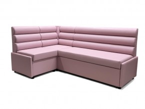 Угловой диван Призма Валики со спальным местом розовый в Пласте - plast.mebel74.com | фото 1