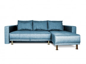 Угловой диван серо-синий с подлокотниками Некст denim в Пласте - plast.mebel74.com | фото 1